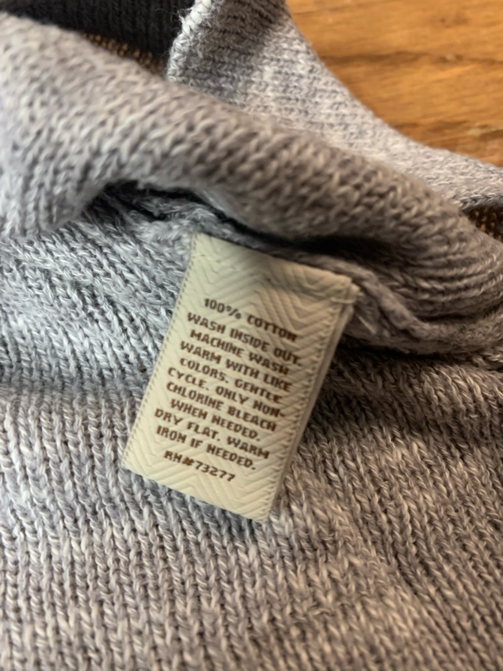 Sonoma Goods for Life Grey V-Neck Cotton Sweater 3X Plus - Picture 3 of 7